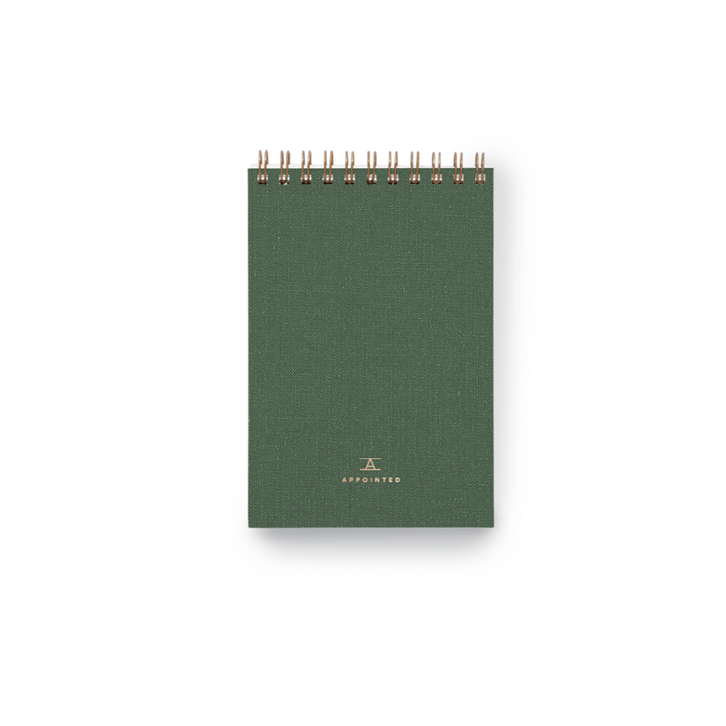Pocket Notepad | Fern Green | Appointed | Golden Rule Gallery | Excelsior, MN |