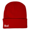 Beanie Hat | Rainbow Unicorn Birthday Surprise | Red | Golden Rule Gallery | Excelsior, MN |