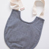 Minimalist Railroad Stripe Baby Bib for Baby Shower by Heirloomed Collection