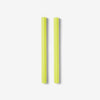 Dusen Dusen Set of 2 Yellow Tapers | Yellow Flower Taper Candles | Areaware | Golden Rule Gallery | Excelsior, MN