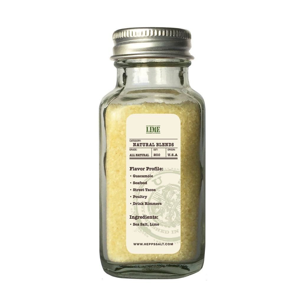 HEPP'S Salt Co. | Kitchen Salt | Lime Sea Salt | Golden Rule Gallery | Excelsior, MN | Pantry | Natural Blends