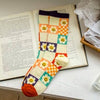 Cotton Socks | Fun Patterns | Rainbow Unicorn Birthday Surprise | Smiley Face Flower | Golden Rule Gallery | Excelsior, MN |