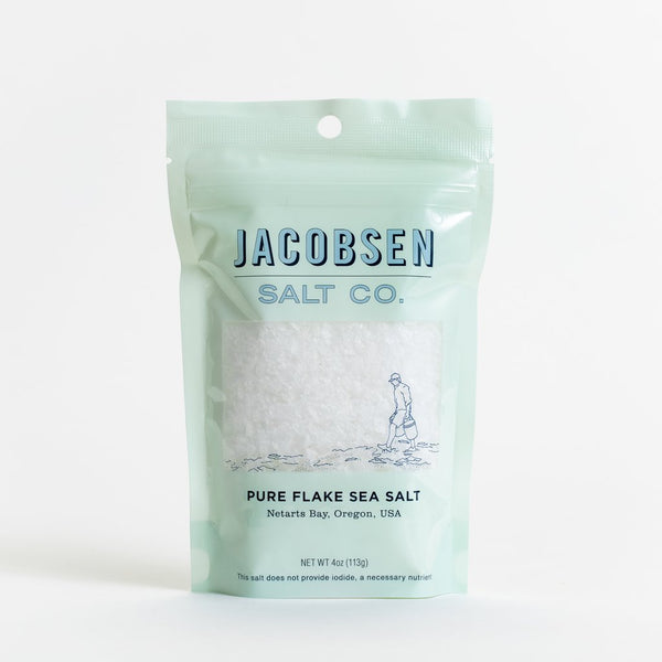 Pure Flake Sea Salt Bag | Jacobsen Salt Co. | Flaked Sea Salt Packet | Golden Rule Gallery | Excelsior, MN