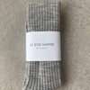 Grey Melange Merino Wool Blend Schoolgirl Socks by Le Bon Shoppe