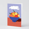 Card with Fruit in Bowl with Cloud Sky by Wrap at Golden Rule Gallery in Excelsior, MN