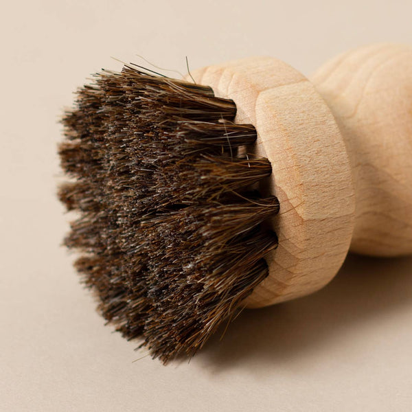 Wooden Pot Scrub Brush | Norfolk | Kitchen | Golden Rule Gallery | Dish Scrubber | Excelsior, MN