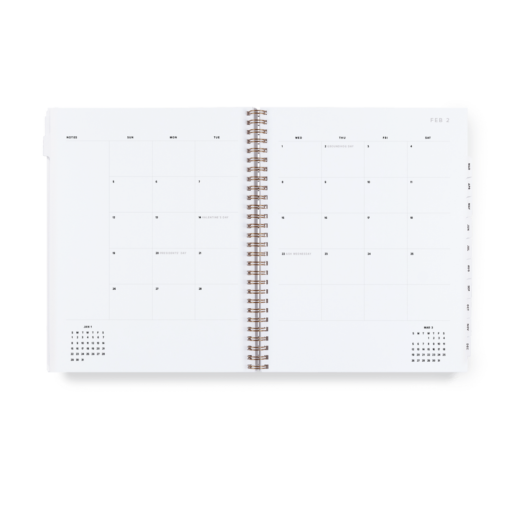 Appointed Planner | Lavender Grey 2023 Year Planner | Yearly Task Planner | 2023 Agenda | Office | Golden Rule Gallery | Appointed | Excelsior, MN