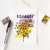 Equality For All Art Postcard | Heartell Press | Golden Rule Gallery | Excelsior, MN