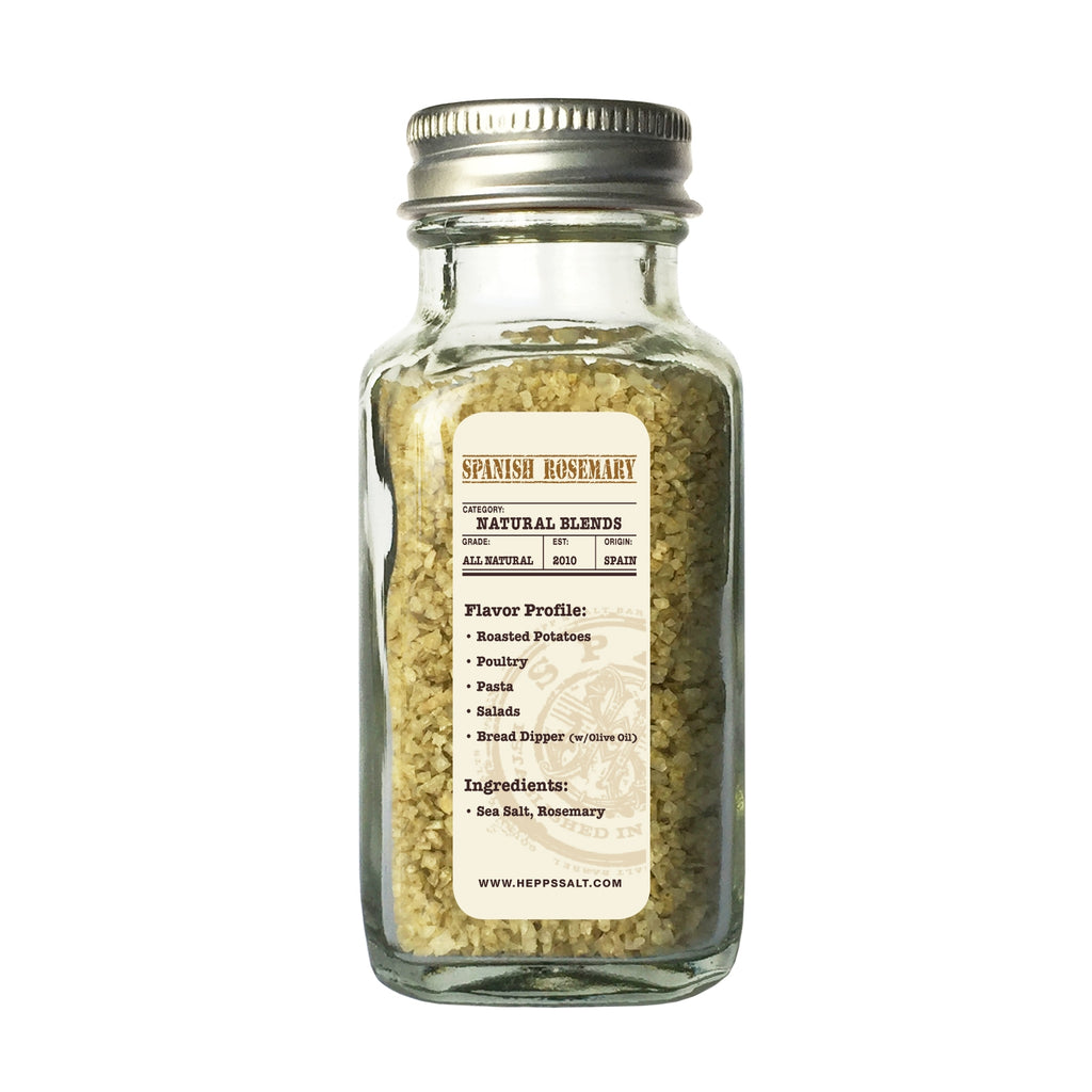 HEPP'S Salt Co. | Kitchen Salt | Spanish Rosemary Sea Salt | Golden Rule Gallery | Excelsior, MN | Pantry | Natural Blends