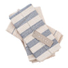 Minimalist Blue Striped Kitchen Tea Towels from Golden Rule Gallery in Excelsior, MN
