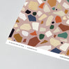 Terrazzo Gift Wrap | Terrazzo Pattern Wrapping Paper | Abstract Wrapping Paper | Golden Rule Gallery | Wrap Magazine | Excelsior, MN
