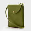 The Bandit Leather Crossbody in Martini Green by Minor History