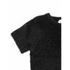 Nuage Short Sleeved Sweater in Black | Le Bon Shoppe | Black Short Sleeve Sweater | Golden Rule Gallery | Excelsior, MN | Fuzzy Crew Neck Short Sleeve Sweater