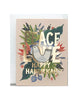 Peace Love Happy Hanukkah Card by Idlewild at Golden Rule Gallery in Excelsior, MN