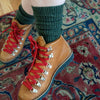 Dark Forest Green Speckled Socks at Golden Rule Gallery 
