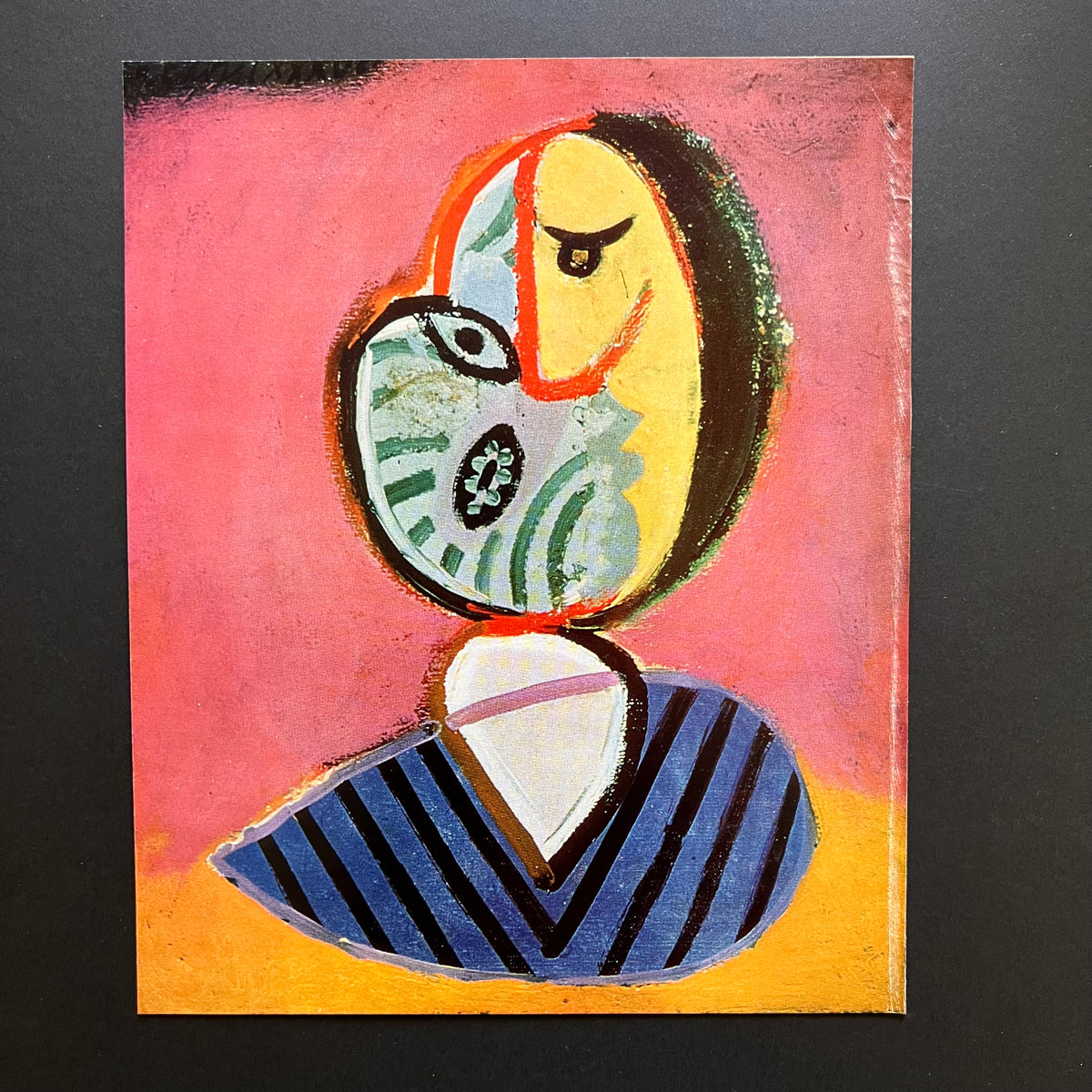 Vintage 1961 Pablo Picasso Abstract Surrealist Portrait Art Print ...