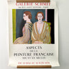 Vintage 1978 French Art Exhibition Poster | French Exhibition Poster | Vintage 70s French Museum Exhibition Art Poster | Golden Rule Gallery | Excelsior, MN 