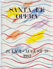 Vintage 80s Santa Fe Opera Colorful Exhibition Poster at Golden Rule Gallery