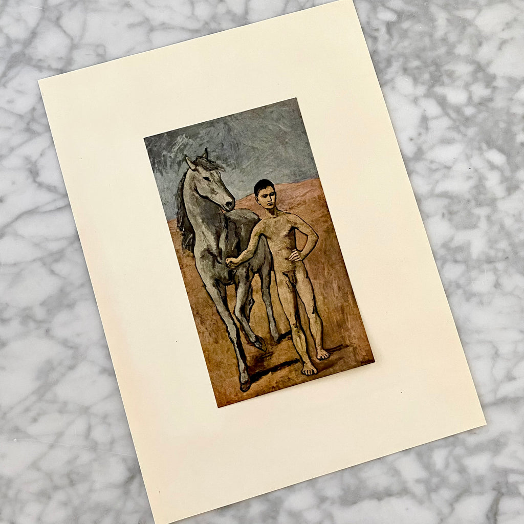 Picasso Boy Leading a Horse | Vintage Lithograph | Collectible Picasso Print | Golden Rule Gallery | Lake Minnetonka | Excelsior, Minnesota
