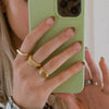 Gold Slim Signet Ring | Mod + Jo Signet Ring | Golden Rule Gallery | Excelsior, MN 