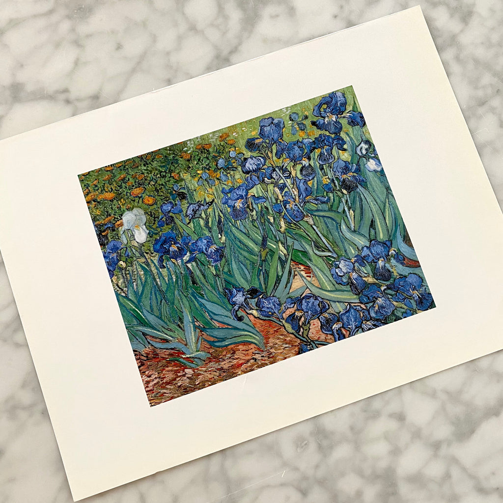 Vintage 90s Assorted Floral Print | Vintage Floral Art Prints | Vintage 1995 Flower Art Prints | Golden Rule Gallery | Excelsior, MN | Vintage Art Prints | Van Gogh Floral Art Print