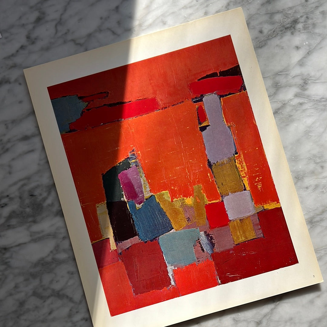 NICOLAS DE STAEL アートブック 画集 Vintage 1966 Nicolas de Staël 