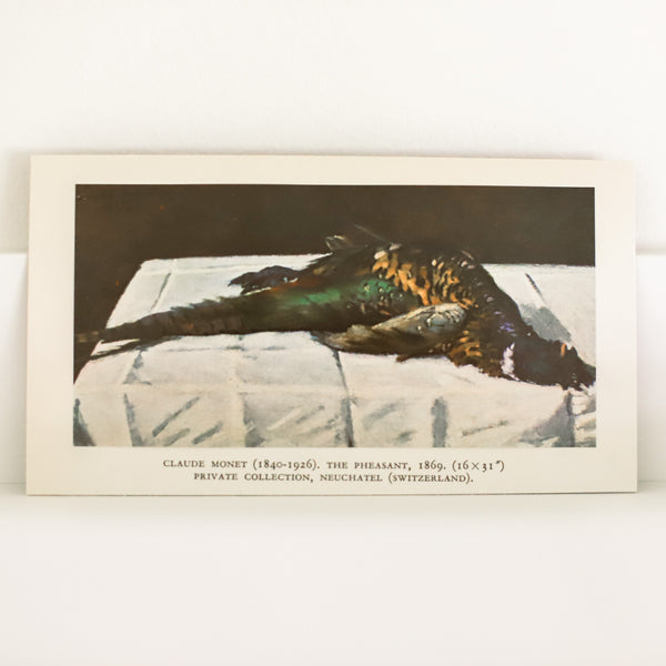 Vintage Monet | The Pheasant | Art Print | Golden Rule Gallery