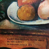 Close Up of Vintage Cezanne Art Poster
