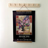 Vintage 1976 French Mancini Art Exhibition Poster | Golden Rule Gallery | Mancini Exhibition Poster | Floral Still Life Mancini Poster | Golden Rule Gallery | Excelsior, MN