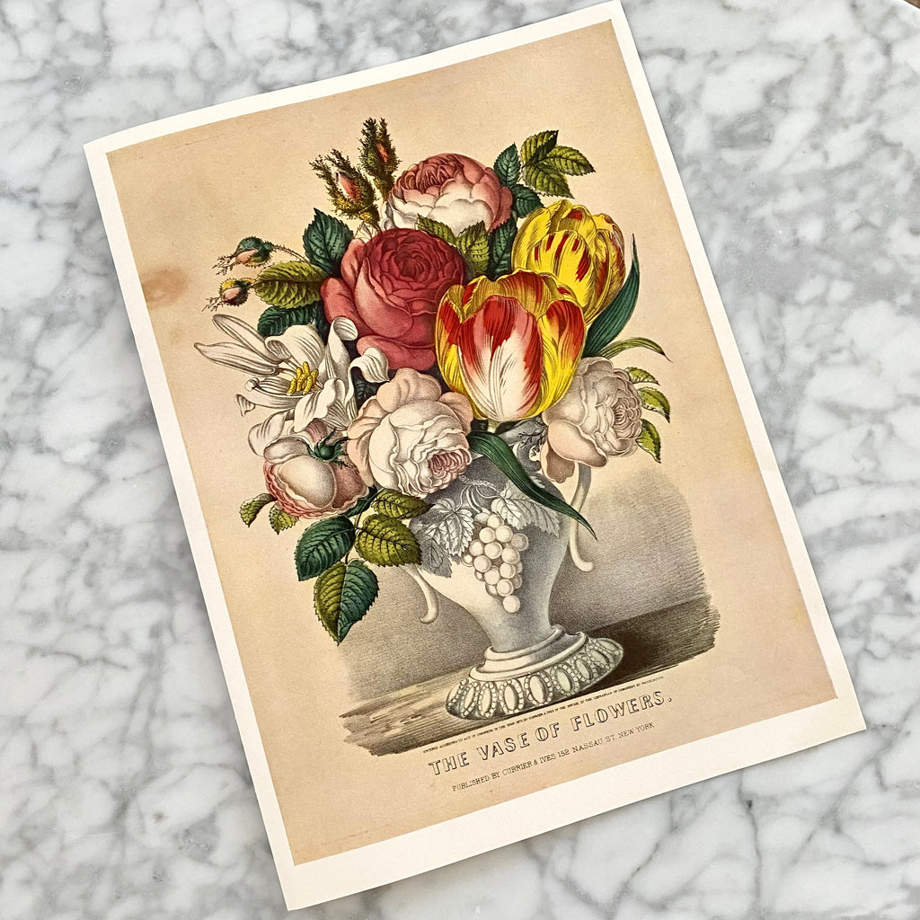 Vintage 1948 Floral Art Prints | 1948 Vintage Prints | Vintage Flower Art Prints | Golden Rule Gallery | Excelsior, MN