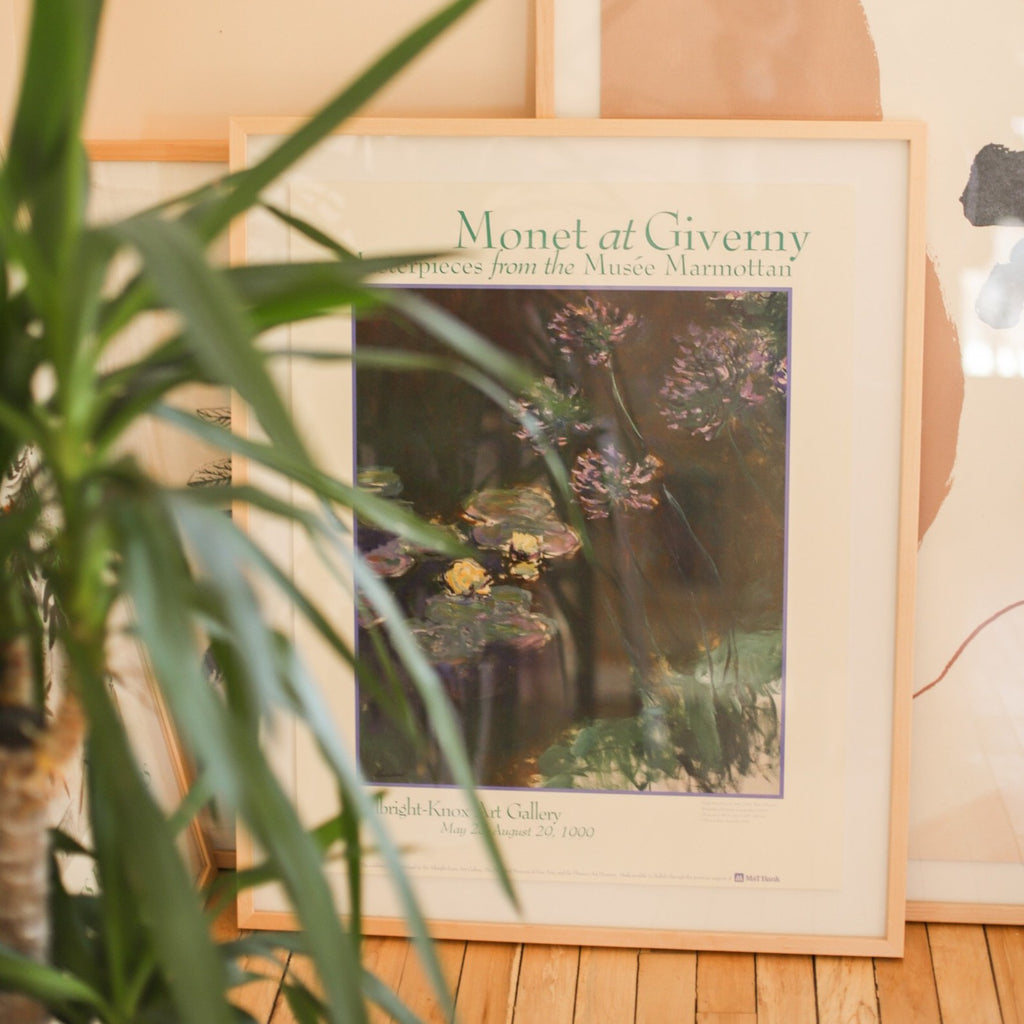 Monet at Giverny | Masterpieces from the Musée Marmottan | Vintage Exhibition Poster | Golden Rule Gallery