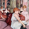 Vintage 50s Toulouse-Lautrec 'Salon in the Rue Des Moulins' Print at Golden Rule Gallery