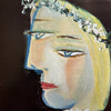 Close Up of Picasso's "Portrait of Woman with Garland"