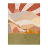 Mountain Pieces Landscape Art Print by Coco Shalom at Golden Rule Gallery in Excelsior, MN