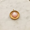 Spotted Pink Classic Seashell Necklace Pendant Charm