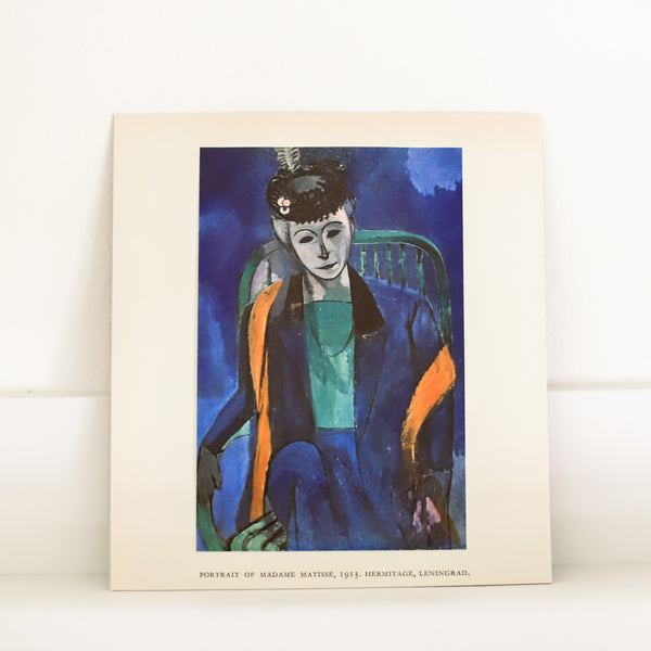 Portrait of Madame Matisse | Vintage Portrait Art Print | Golden Rule Gallery