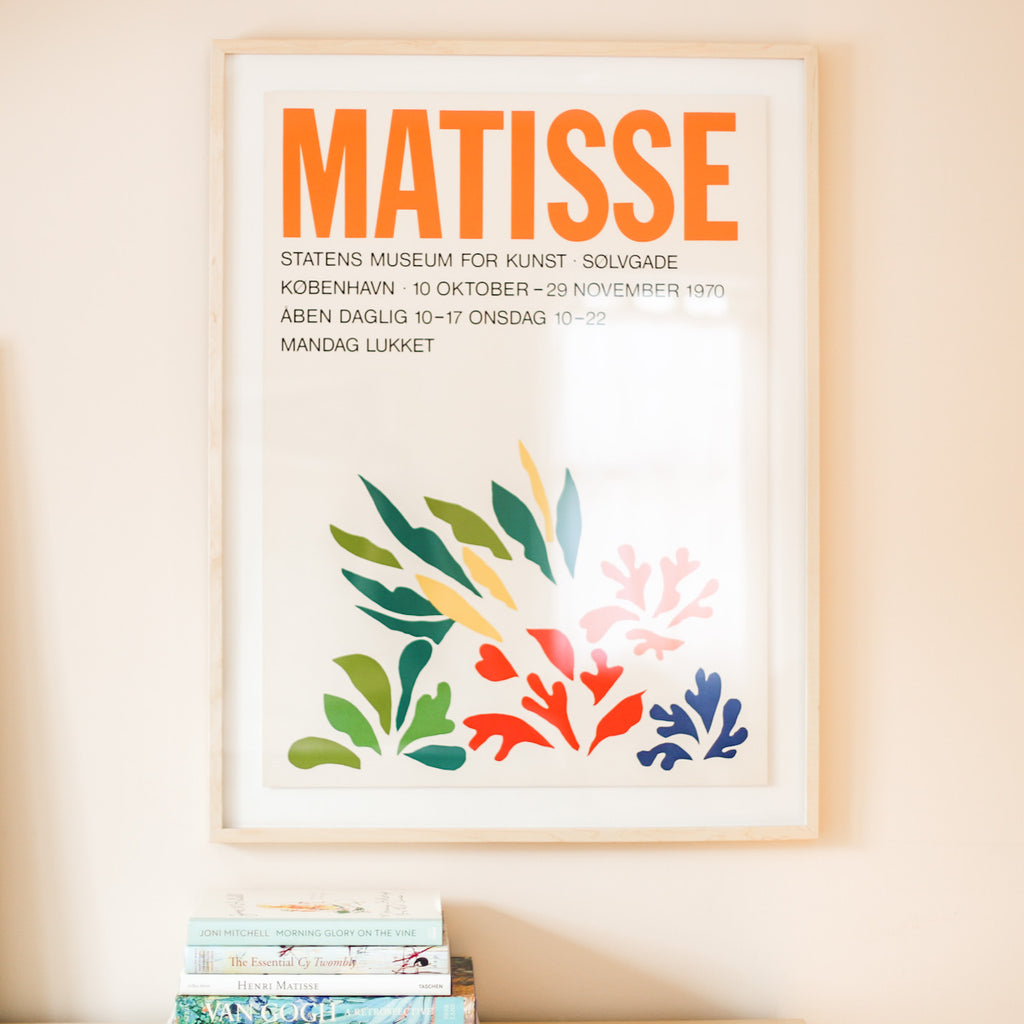 Matisse Vintage 1978 MOMA Art Exhibition Poster | Vintage 70s Matisse Exhibition Poster | Golden Rule Gallery | Art Collectibles | Excelsior, MN