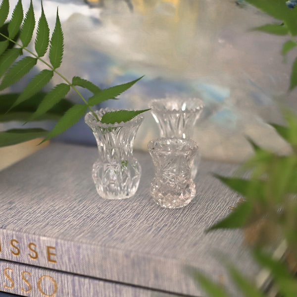 Vintage Cut Glass Bud Vase | Vintage Treasures | Golden Rule Gallery | Excelsior | Minnesota