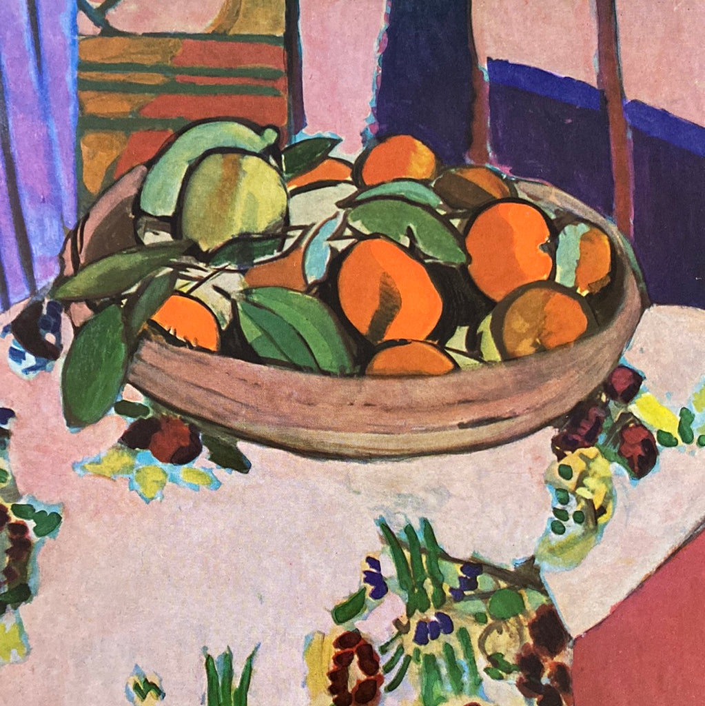 Rare Vintage Henri Matisse "Oranges" Colorplate Art Print at Golden Rule Gallery in Excelsior, MN