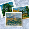 Collection of Vintage 50s Mini Lithographs by Cezanne at Golden Rule Gallery