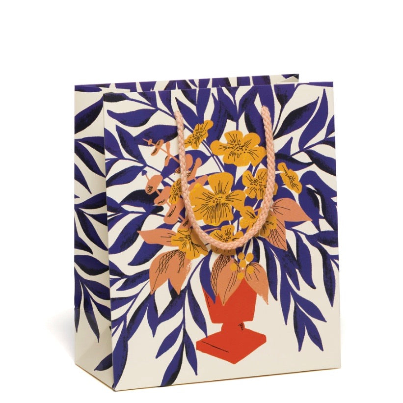 Abundant Bouquet Gift Bag | Floral Gift Bag | Golden Rule Gallery | Red Cap Cards | Present Wrapping | Excelsior, MN