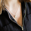 Custom Hand Stamped Name or Initial Square Charm | EKATE | Golden Rule Gallery | Excelsior, MN