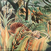 Vintage 1960 Henri Rousseau "Rain in the Jungle" Art Print | Vintage Rousseau Jungle Art Print | Golden Rule Gallery | Excelsior, MN | Vintage Art Collectibles