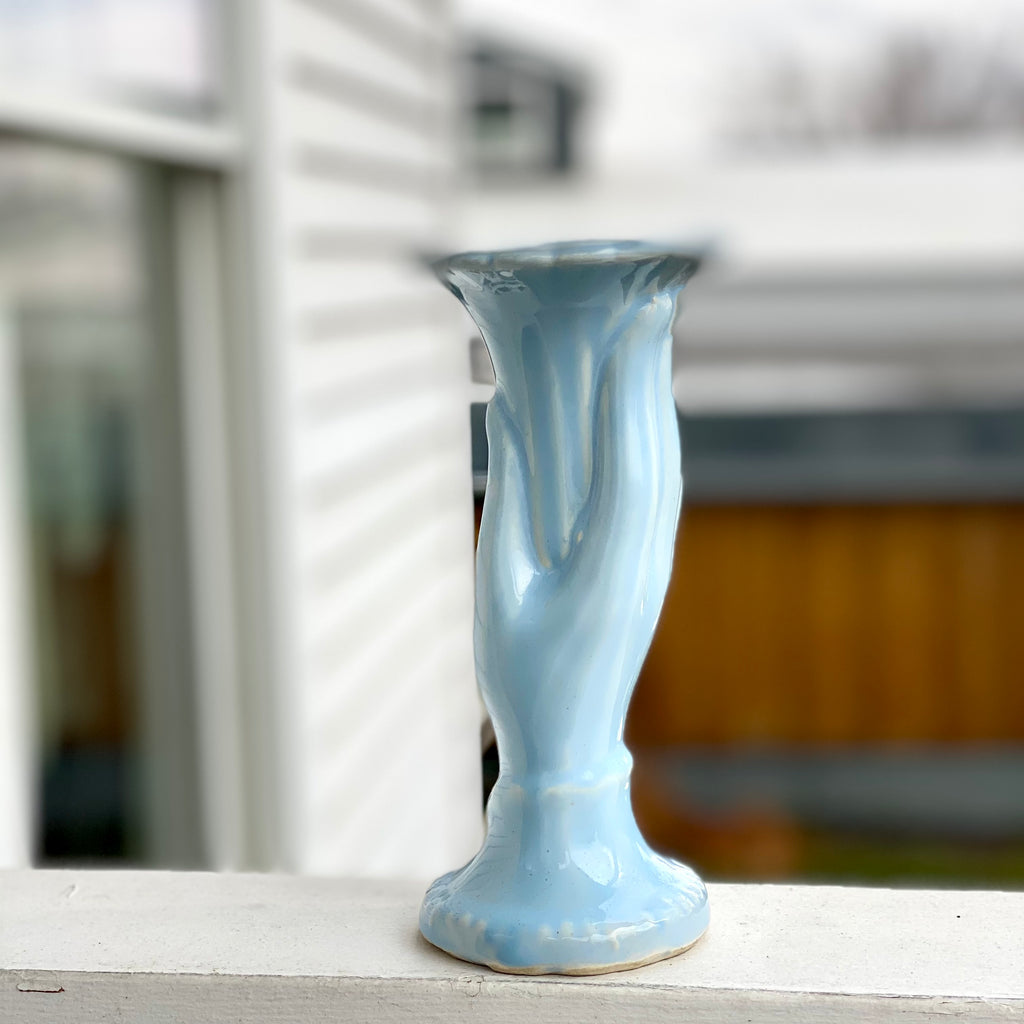 Vintage McCoy Hand Vase | Golden Rule Gallery | Excelsior, MN | Vintage Vases