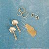 MPLS Made Brass Earrings by Kiki Koyote Jewelry