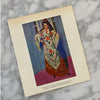 Vintage 50s Matisse Mini Offset Lithograph of Female Portrait at Golden Rule Gallery