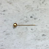 Tiny Brass Spoon for a Salt Cellar by Desert Rose Jewelry at Golden Rule Gallery in Excelsior, MN