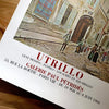 Vintage Utrillo Exhibition Art Poster | 60s French Art Exhibition Poster | Golden Rule Gallery | Excelsior, MN