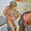 Rare Vintage 1950’s Bonnard “Nude Leaning Against a Bathtub” Swiss Art Print | Golden Rule Gallery | Excelsior, MN