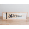 Framed Hard Work Pendant Flag